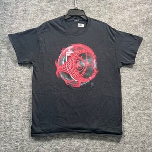 MLS Real Salt Lake RSL Graphic Tee Shirt Mens Large Black Short Sleeve